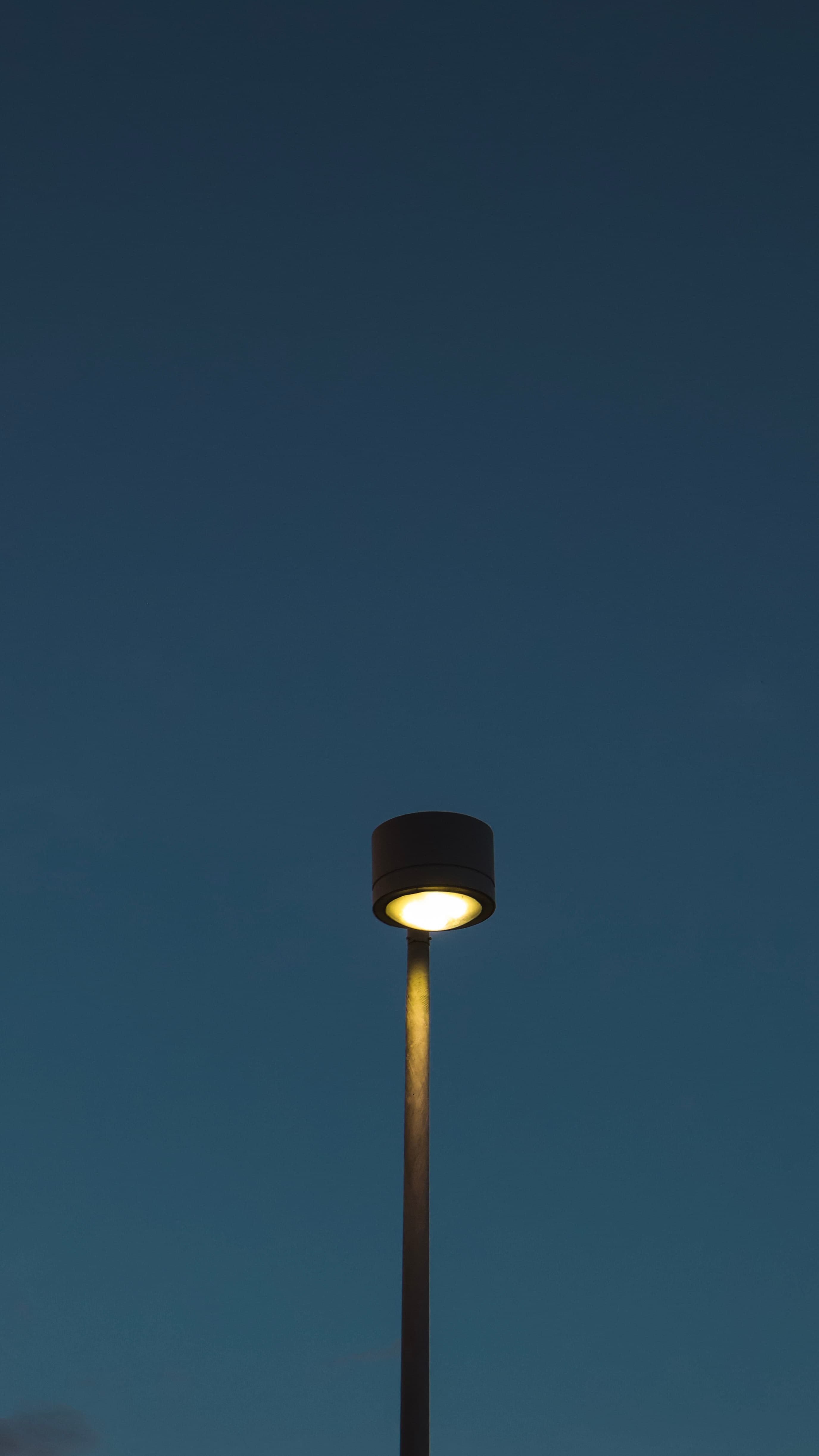 Blue Hour Minimalist Lamp